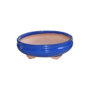 Northcote Pottery 23 x 18 x 8cm Oval Izumi Bonsai Pot - Blue