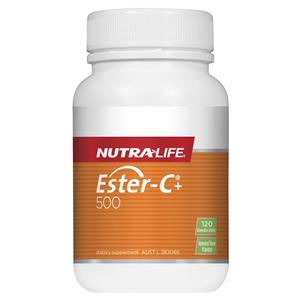 Nutra-Life Ester C 500mg Chewables 120 Tablets