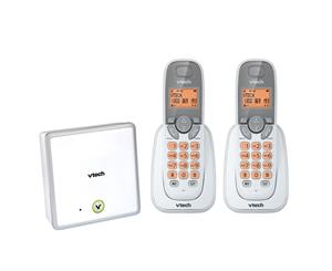 Vtech 2 Wireless Handset DECT Landline Cordless Phone w/Answering Machine 18050