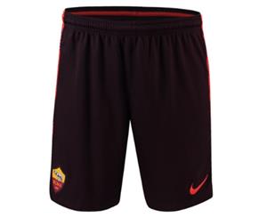 2018-2019 AS Roma Nike Squad Training Shorts (Burgundy)