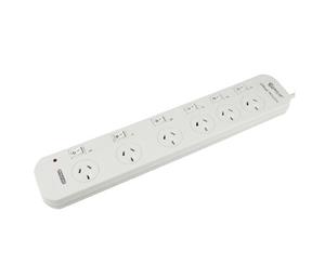 6 Outlet Individual Switch Power Board