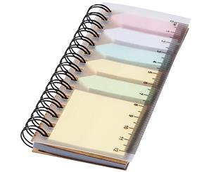 Bullet Spiral Bound Sticky Note Book (Natural) - PF2099