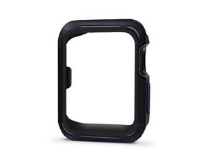 Catzon Apple Watch Screen Protector Soft TPU All Around Protective Case Ultra-Thin Anti-Scratch Bumper Cover -Black Black