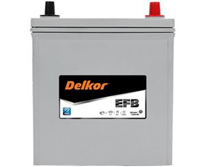 Delkor EFB SM42B20LEFB Sealed Car Battery for Honda Mitsubishi Nissan Toyota