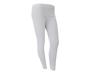 Floso Ladies/Womens Thermal Underwear Long Jane/Johns (Standard Range) (White) - THERM128