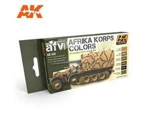 AK Interactive AK550 Afrika Korps Paint Set Acrylic