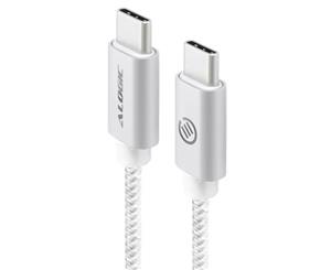 Alogic 2m USB 2.0 USB-C to USB-C Cable Charge & Sync M to M - Silver MU2CC-02SLV