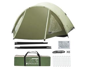 Bestway Camping Tent 2-Tier Camping Hiking Outdoor 4 Person Waterproof Tent w/Carry Bag