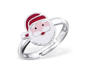 Children's Sterling Silver Santa Claus Ring