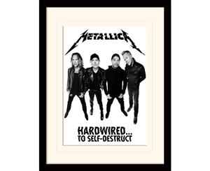 Metallica - Hardwired Band Mounted & Framed 30 x 40cm Print
