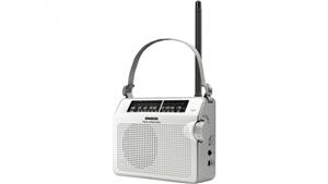 Sangean AM/FM Compact Radio - White