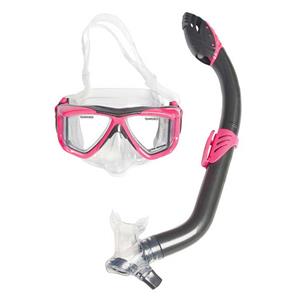 US Divers Sea Lion Combo Junior Snorkel Set Pink Junior