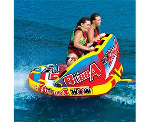 Wow Watersports Big Bubba 2 Person Inflatable Towable Water Ski Tube 13-1081