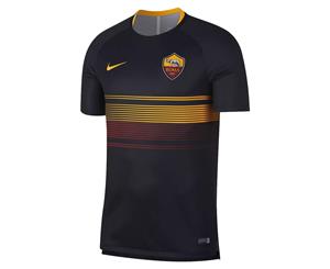 2018-2019 AS Roma Nike Pre-Match Training Jersey (Black) - Kids