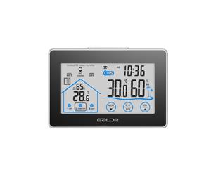 BALDR Digital Wireless Weather Station LCD Touch Screen - Black