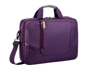 BCH 15.6 inch Soft Nylon Laptop Computer Bag-Purple