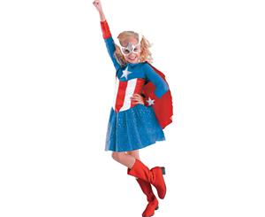 Captain America Girl Classic Toddler / Child Girl's Costume