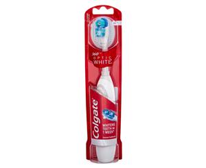 Colgate 360 Optic White Powered Toothbrush - Soft