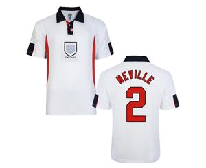 Score Draw England World Cup 1998 Home Shirt (Neville 2)