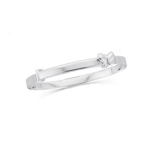Silver Butterfly Childs Expandable Bangle