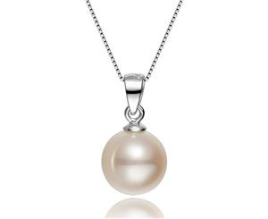 .925 Sterling Silver Royale Beauty Pendant-White/Pearl