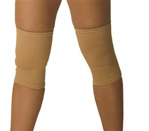 Bodyassist Slip-On Elastic Knee Support Beige Closed Patella Double Value Pack (containe 2 knee supports)