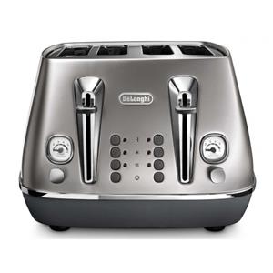 DeLonghi - CTI 4003.S - Distinta Flair 4 Slice Toaster - Finesse Silver