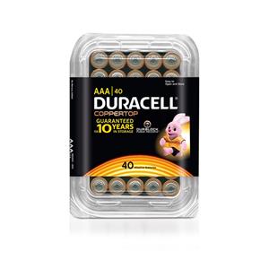 Duracell Coppertop AAA Batteries - 40 Pack