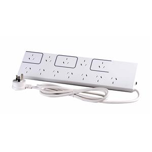 HPM 12 Outlet Surge Protected Powerboard