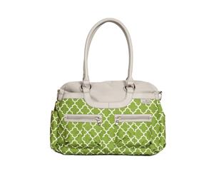 JJ Cole Baby Nappy/Diaper Handbag Shoulder Travel Bag w/ Changing Mat Holder GRN
