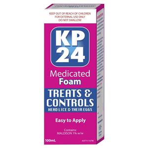 KP 24 Medicated Head Lice Foam 100mL