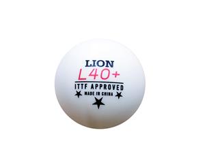 LION 3 Star 40+ ABS ITTF Table Tennis Balls - 3 Pack