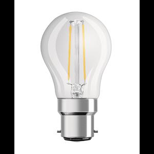 Osram 2.8W 250lm LED Warm White Filament Fancy BC Globe