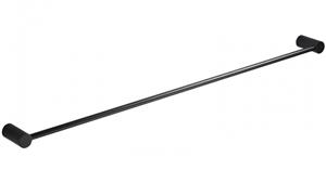 PLD Oasis Matte Black 900mm Single Towel Rail