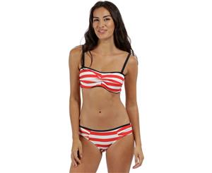 Regatta Womens/Ladies Aceana Bikini Brief Ruch Detail Swimwear Bottoms - Lollipop