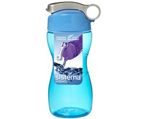 Sistema Hourglass Drink Bottle 475ml Blue