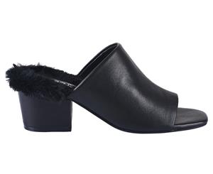 Sol Sana Women's Oma Mule Leather Shoe - Black