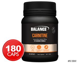 Balance Carnitine 500mg 180 Caps