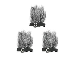 Boya B05 Fluffy Fur Windshield for Lavalier Microphone - 3-pack