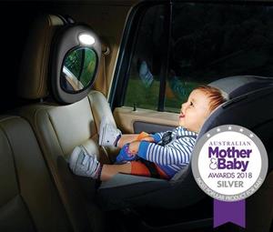 Brica Baby Infant Car Back Seat Rear ward Facing Musical Mirror