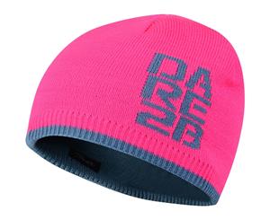 Dare 2b Boys & Girls Thick Cuff Reversable Beanie Hat - Cyber Pink