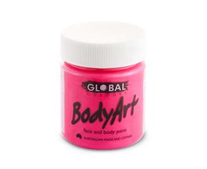 Global Body Art 45ml Jar Facepaint - Fluoro Pink