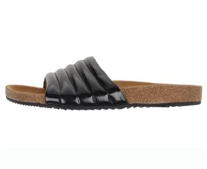 Marc Jacobs Women's Quilted Leather Slide - Black