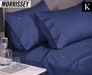 Morrissey Bamboo Luxe Cotton King Sheet Set - Midnight Blue