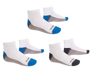 Niblick Performance 1/4 Cut 3 Pairs Of Socks - White