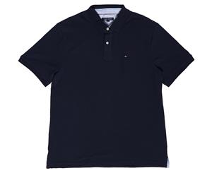 Tommy Hilfiger Men's Classic Fit Polo Tee / T-Shirt / Tshirt - Navy Blue