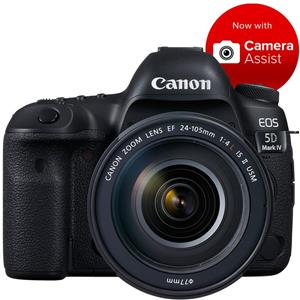Canon EOS 5D IV Full Frame DSLR Camera with EF 24-105mm Lens [4K Video]