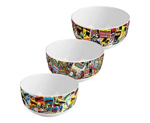 DC Comics Justice League Set of 3 Dining Bowls
