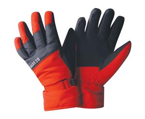 Dare 2b Boys Mischievous Water Repellent Warm Ski Gloves - FieryRd/Ebon