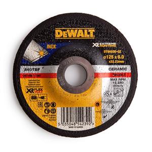 DeWALT 125 x 6mm Extreme Runtime Metal Grinding Disc